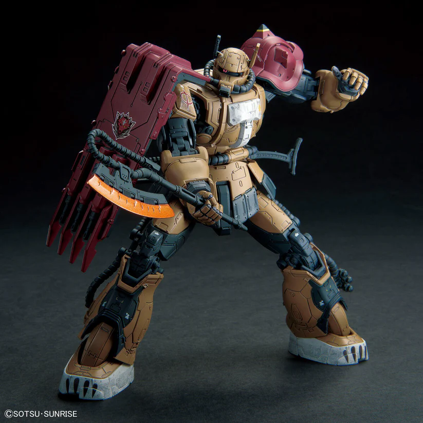 Figura Model Kit Zaku II F TYPE SOLARI (RFV) - Gundam: Requiem for Vengeance - 1/144 - Bandai Hobby