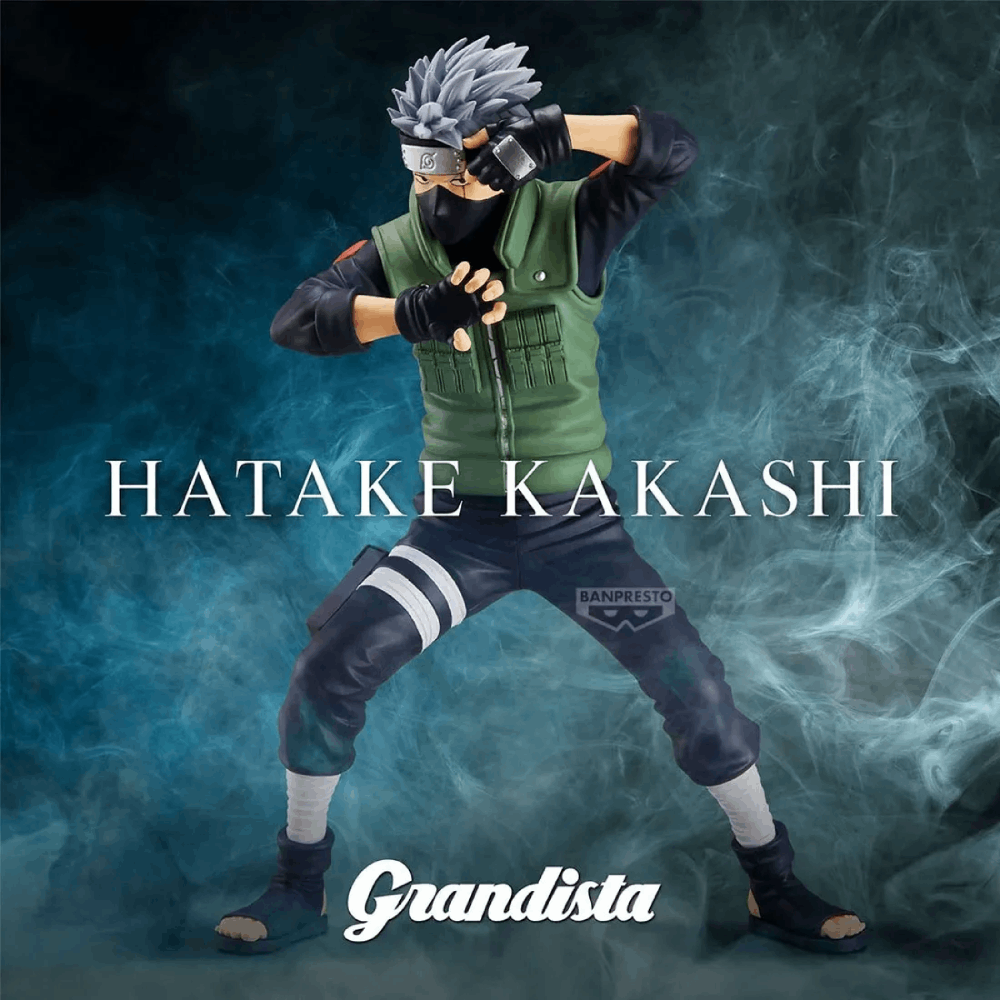 Estátua Hatake Kakashi – Naruto Shippuden – Grandista – Banpresto