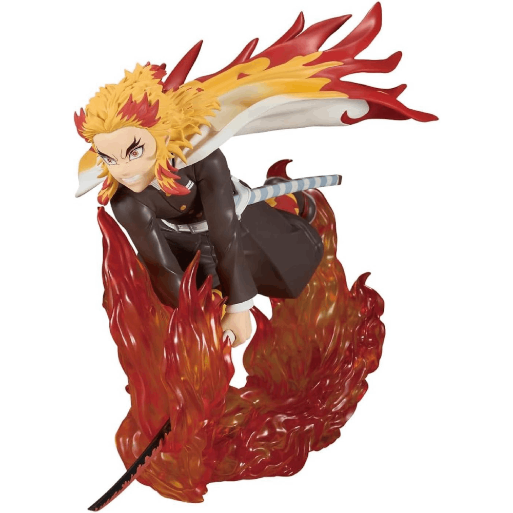 Estátua Kyojuro Rengoku – Demon Slayer: Kimetsu No Yaiba – Vibration Stars Plus – Banpresto