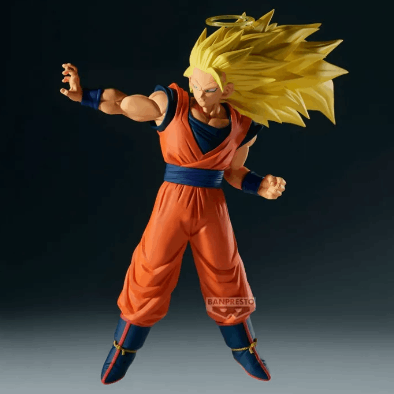 Estátua Super Saiyan 3 Son Goku (vs Majin Buu) – Dragon Ball Z – Match Makers – Banpresto