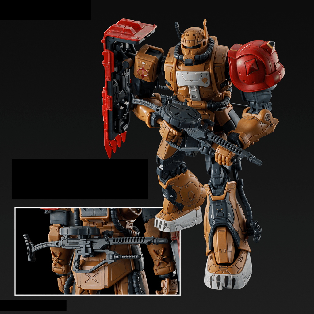 Figura Model Kit Zaku II F TYPE SOLARI (RFV) - Gundam: Requiem for Vengeance - 1/144 - Bandai Hobby