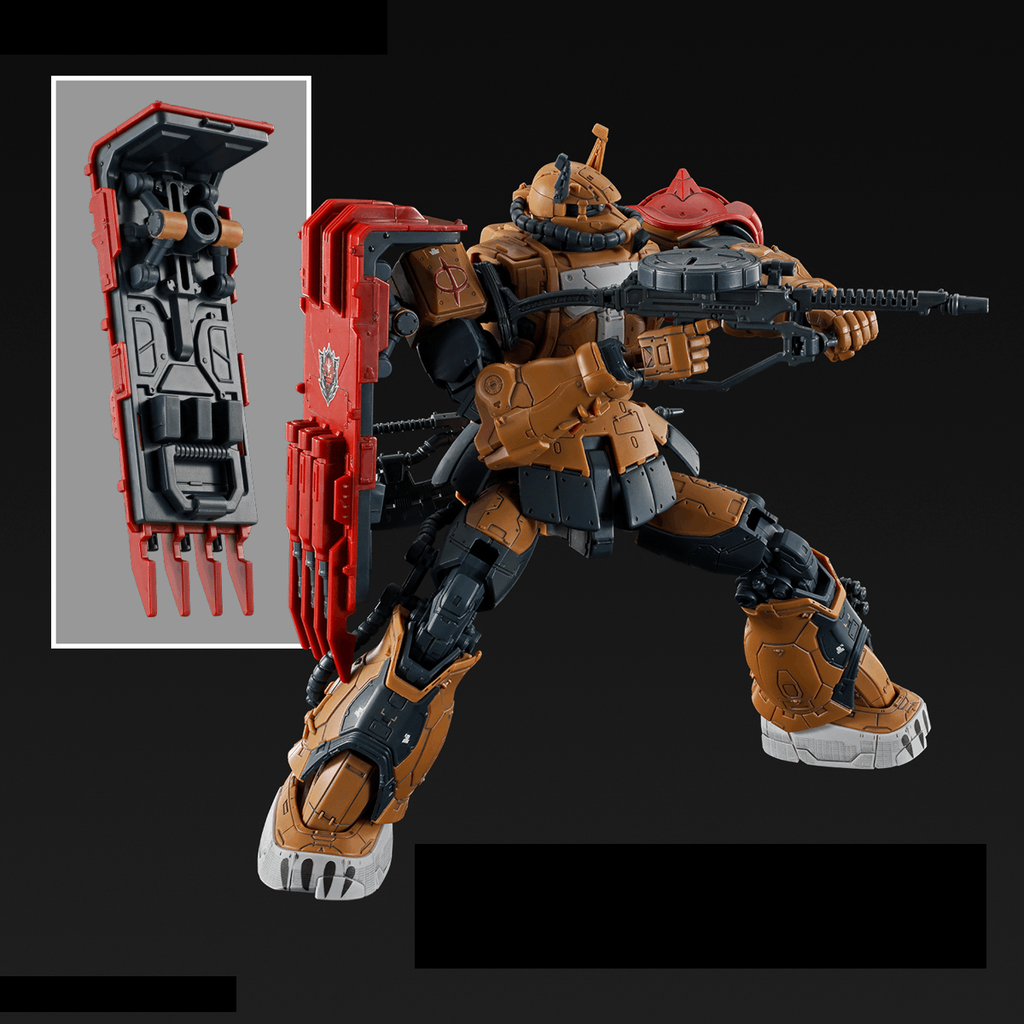 Figura Model Kit Zaku II F TYPE SOLARI (RFV) - Gundam: Requiem for Vengeance - 1/144 - Bandai Hobby