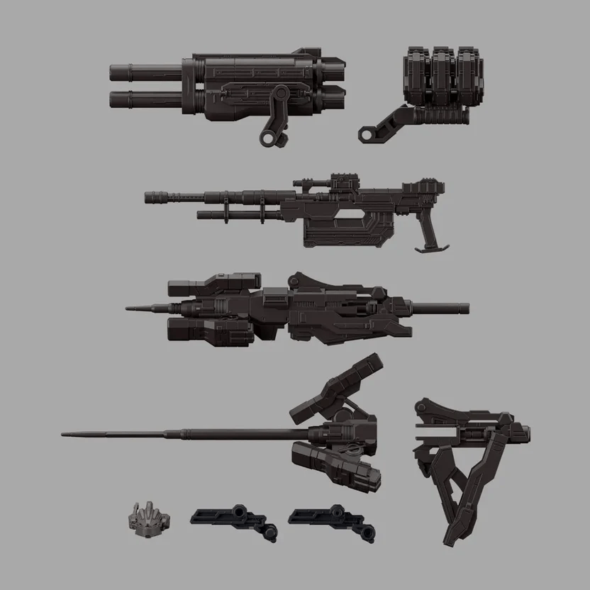 Figura Model Kit Rad Cc-2000 Orbiter Nightfall - Armored Core VI: Fires of Rubicon - 30mm - Bandai
