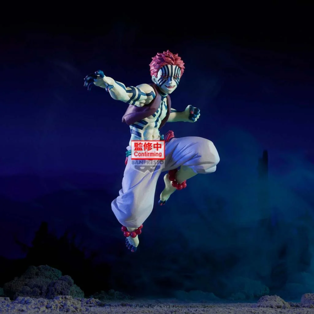 Estátua Akaza – Demon Slayer: Kimetsu No Yaiba – Vibration Stars Limited – Banpresto