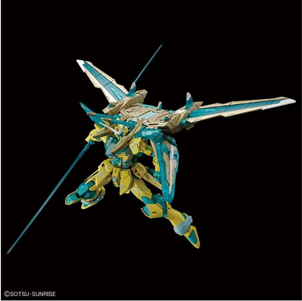 Figura Justice Gundam (Cross Contrast Colors Clear Green) - Gundam - Mg - Bandai