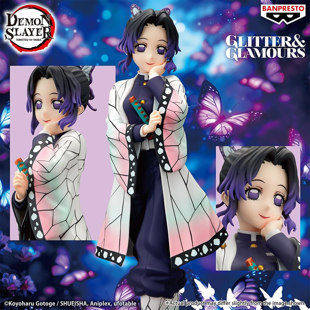 Estátua Shinobu Kocho – Demon Slayer: Kimetsu No Yaiba – Glitter & Glamours – Banpresto