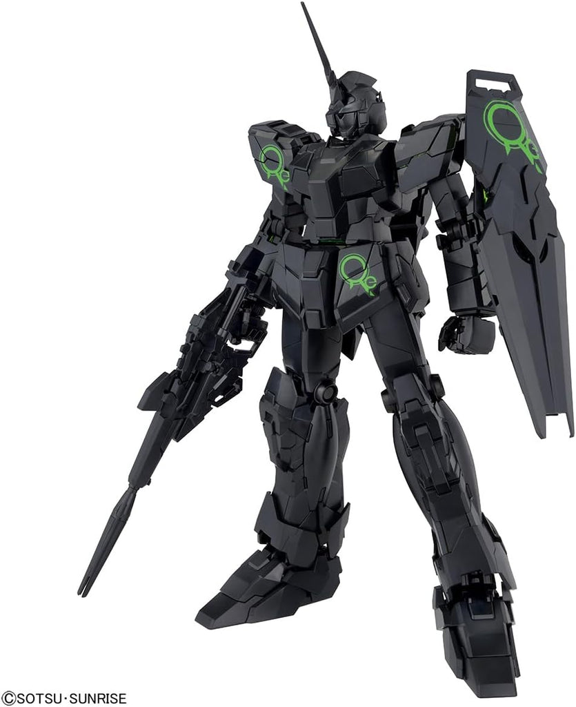 Figura Model Kit Unicorn Gundam (Recirculation Color Clear Neon Green) - Gundam - Mg 1/100 - Bandai