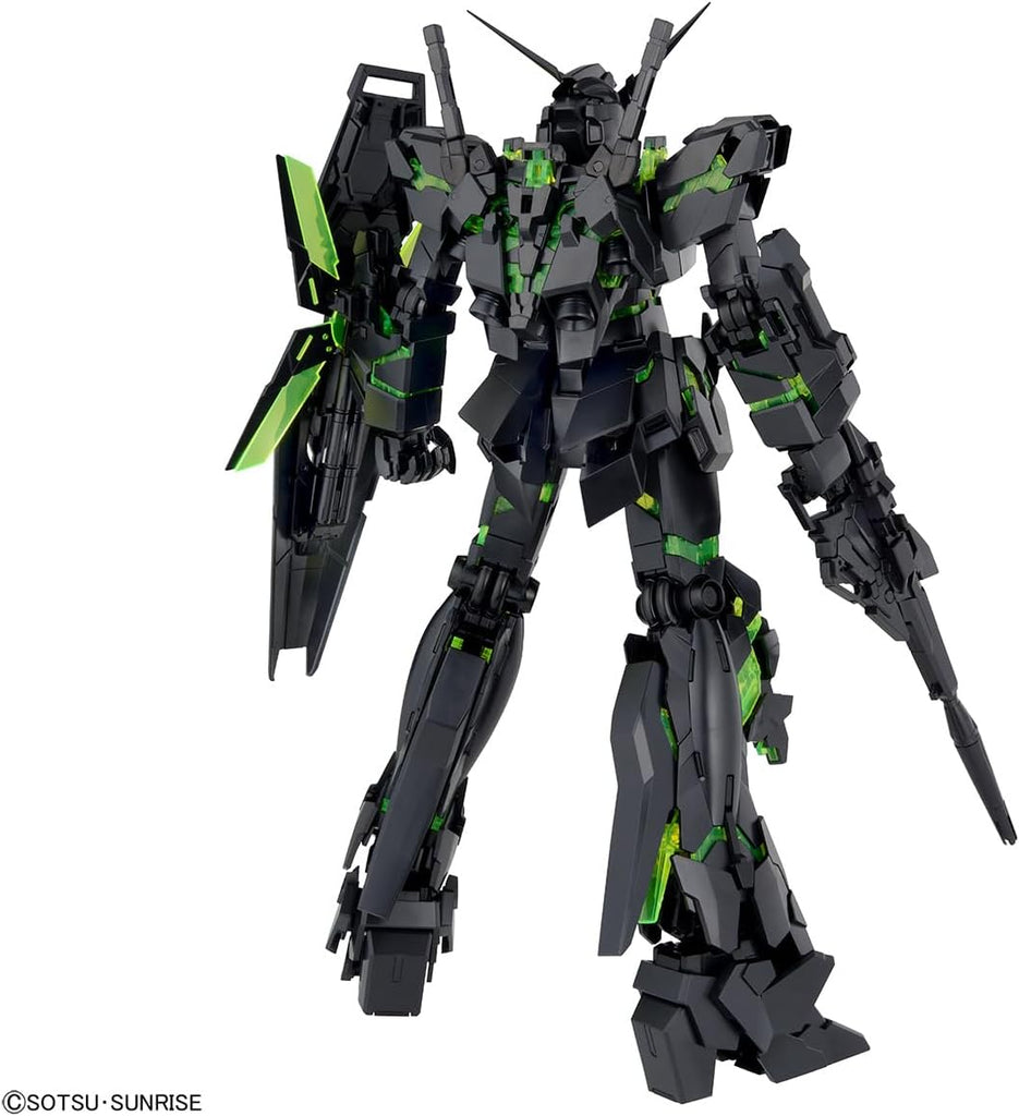 Figura Model Kit Unicorn Gundam (Recirculation Color Clear Neon Green) - Gundam - Mg 1/100 - Bandai