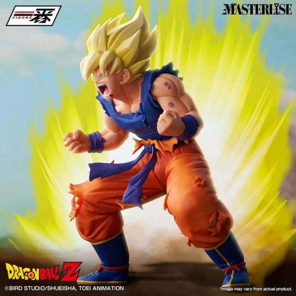 Estátuaa Super Saiyan Son Goku (Masterlise Battle of the Super Saiyan) – Dragon Ball Z – Ichibansho – Banpresto