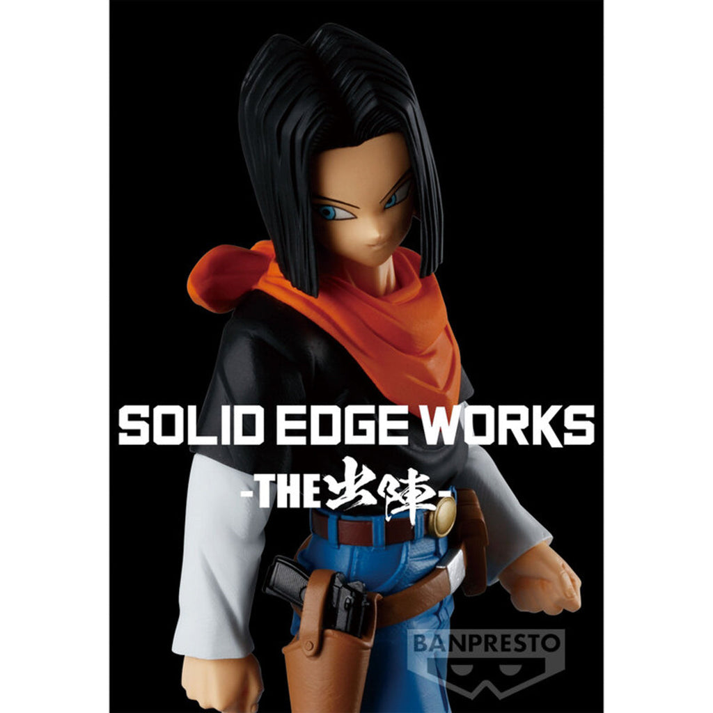 Estátua Android 17 - Dragon Ball Z - Solid Edge Works - Banpresto - Bandai