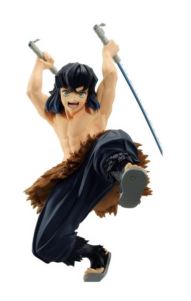 Estátua Inosuke Hashibira - Demon Slayer - Vibration Stars - Banpresto - Bandai