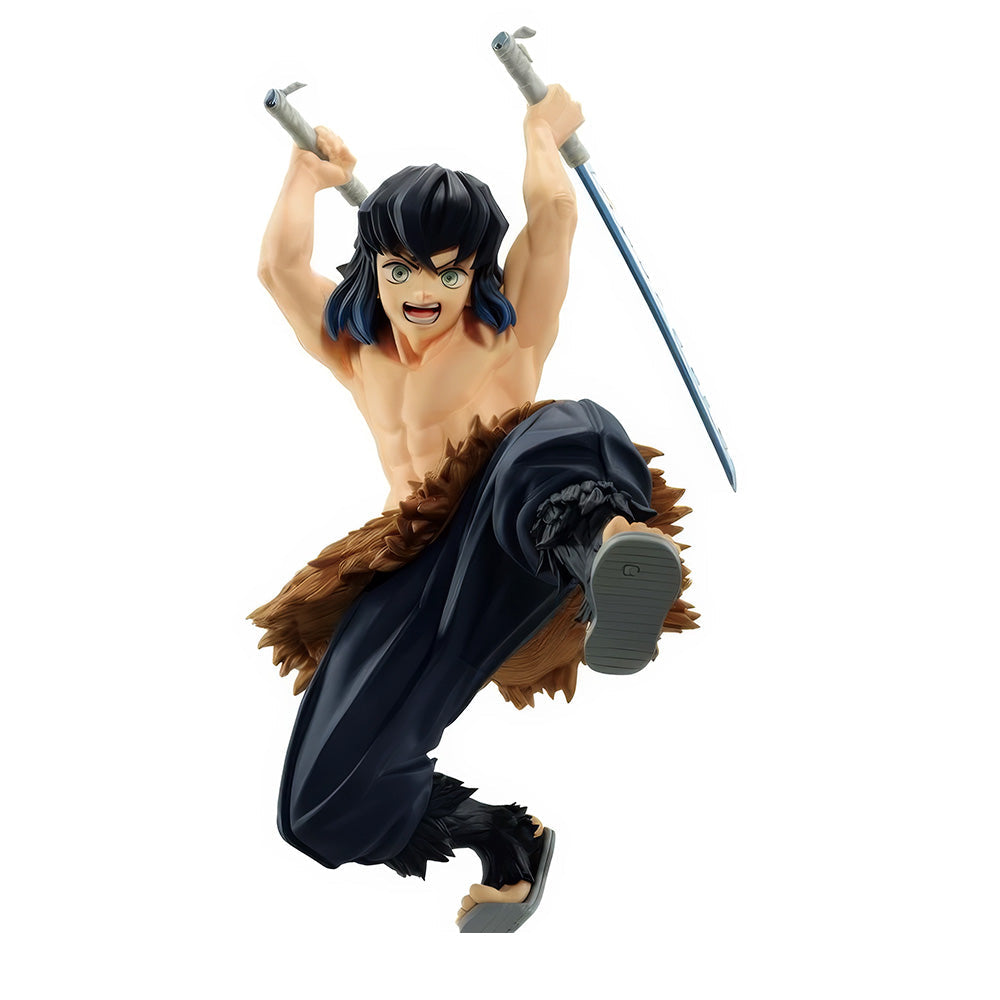 Estátua Inosuke Hashibira - Demon Slayer - Vibration Stars - Banpresto - Bandai
