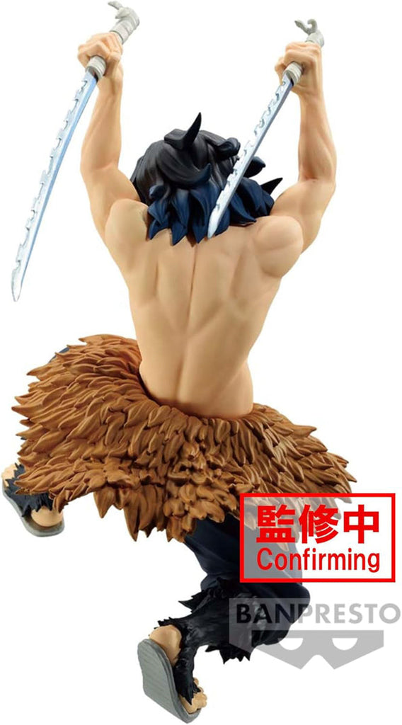 Estátua Inosuke Hashibira - Demon Slayer - Vibration Stars - Banpresto - Bandai