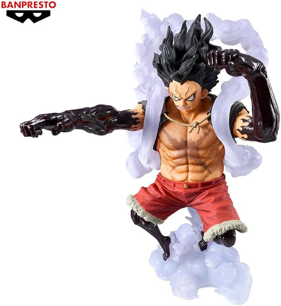 Estátua Monkey D. Luffy Gear 4 Ver B - One Piece - King of Artist - Banpresto - Bandai