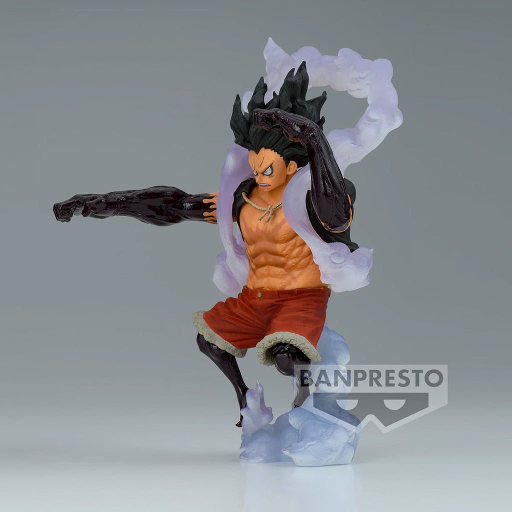 Estátua Monkey D. Luffy Gear 4 Ver B - One Piece - King of Artist - Banpresto - Bandai