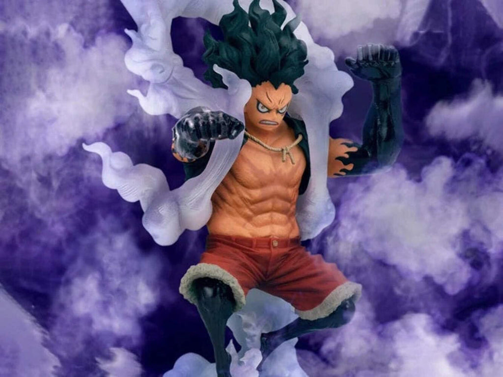 Estátua Monkey D. Luffy Gear 4 Ver B - One Piece - King of Artist - Banpresto - Bandai