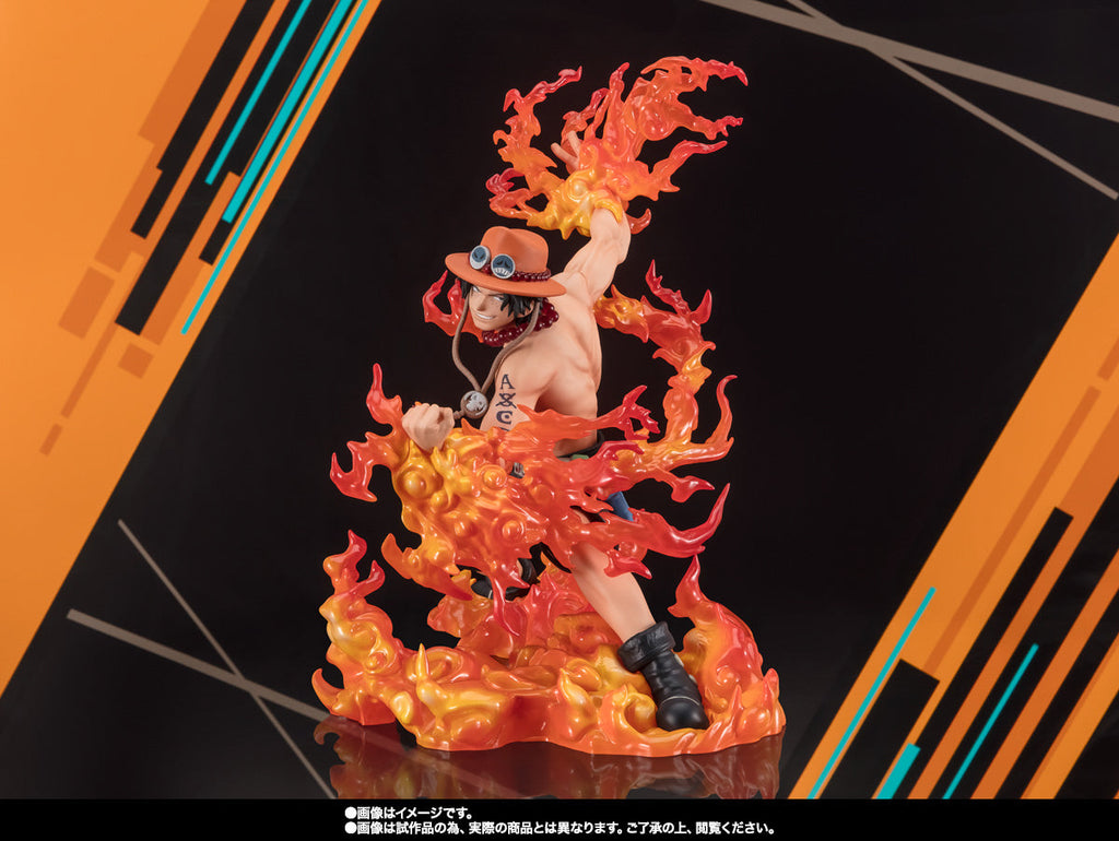Estátua Portgas D Ace Bounty Rush 5th Anniversary - One Piece - Figuarts Zero - Bandai