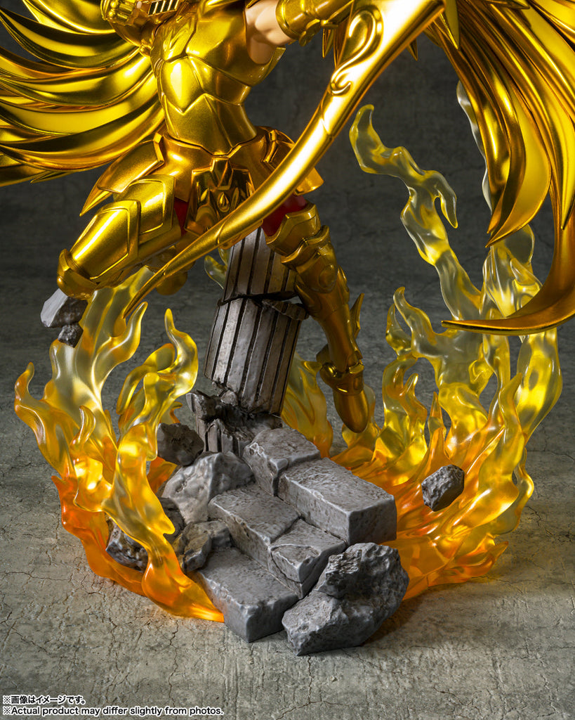 Estátua Seiya de Sagitário Touche Metallique - Os Cavaleiros do Zodíaco - Figuarts Zero - Bandai
