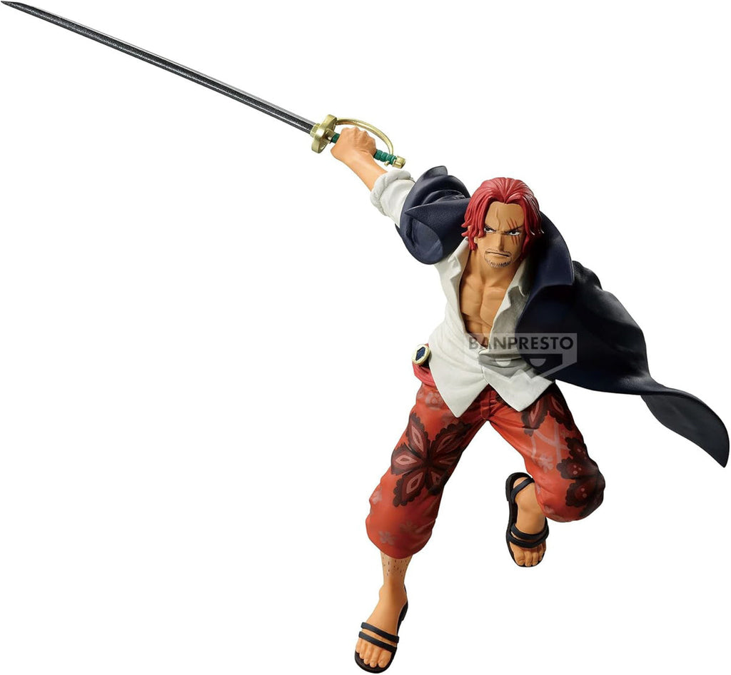 Estátua Shanks - One Piece - Battle Record Collection - Banpresto - Bandai