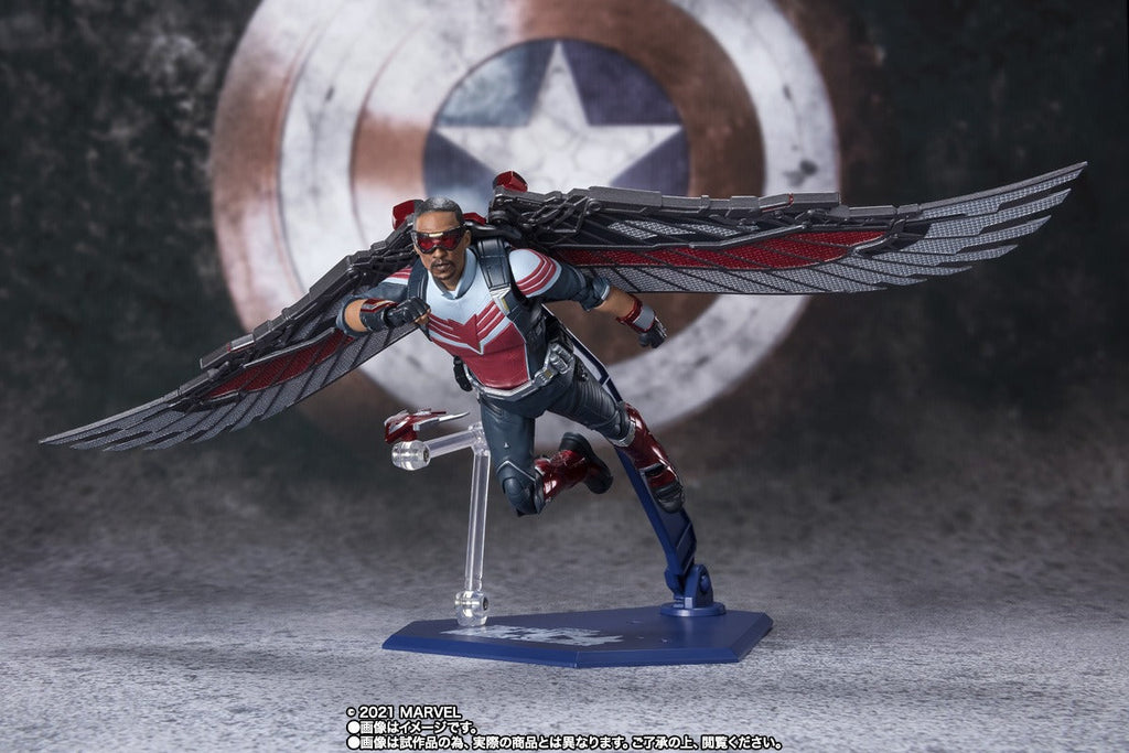 Figura Falcon - The Falcon and the Winter Soldier - S.H.Figuarts - Bandai