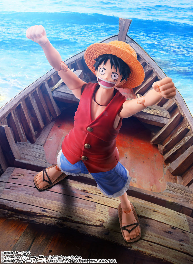 Figura Monkey D Luffy Romance Dawn - One Piece - S.H.Figuarts - Bandai