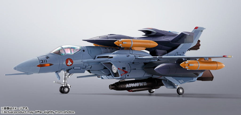 Figura VF-0A Phoenix Shin Kudo Use and QF-2200D-B Ghost - Macross Zero - Hi Metal R - Bandai