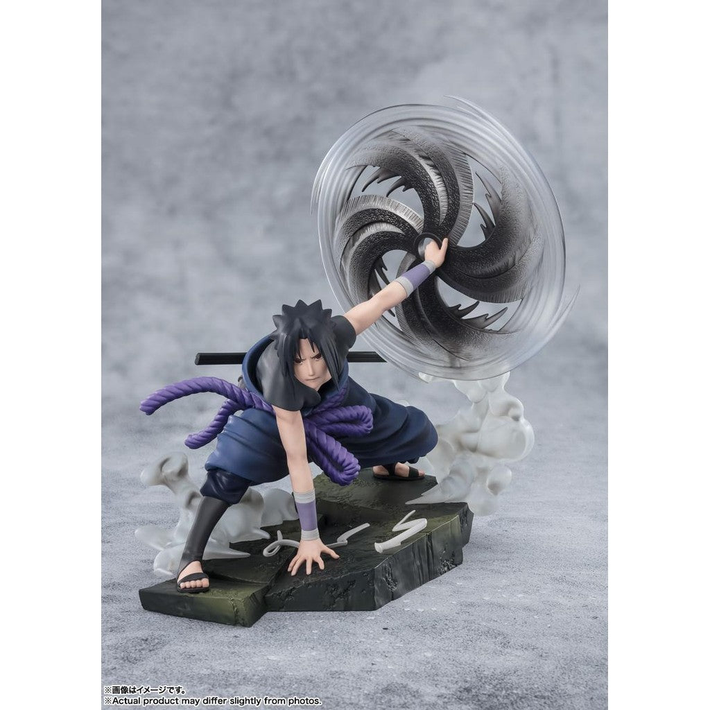 Estátua Sasuke Uchiha The Light and Dark of The Mangekyo Sharingan - Naruto Shippuden - Figuarts Zero - Bandai