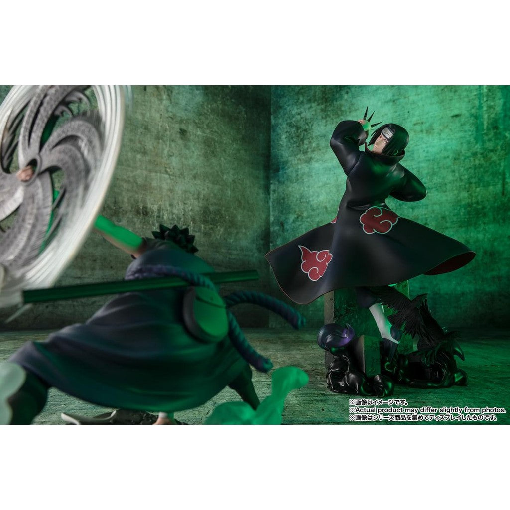 Estátua Itachi Uchiha The Light and Dark of The Mangekyo Sharingan - Naruto Shippuden - Figuarts Zero - Bandai