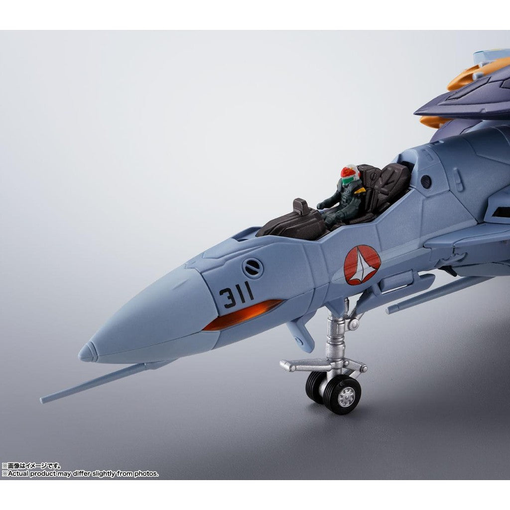 Figura VF-0A Phoenix Shin Kudo Use and QF-2200D-B Ghost - Macross Zero - Hi Metal R - Bandai
