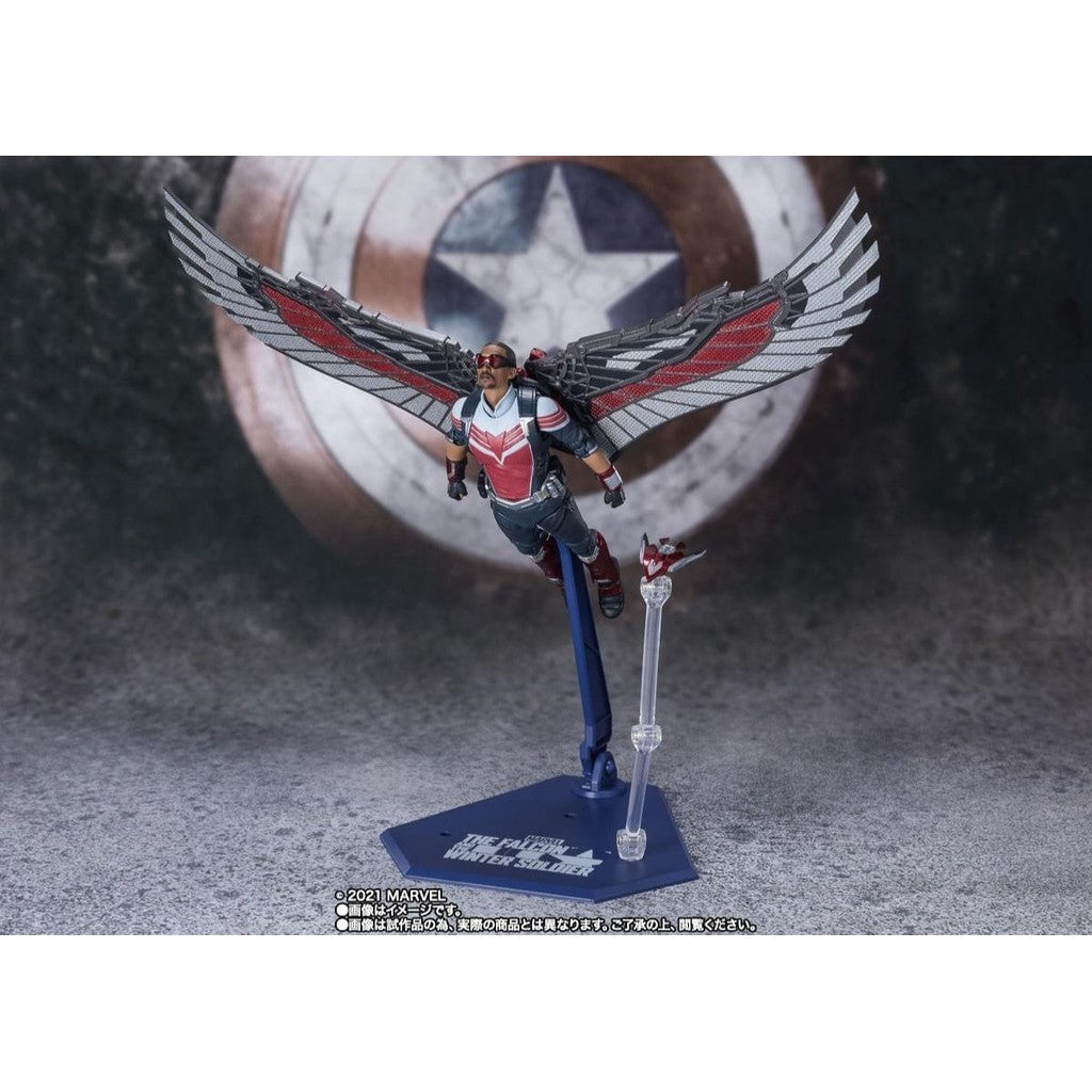 Figura Falcon - The Falcon and the Winter Soldier - S.H.Figuarts - Bandai