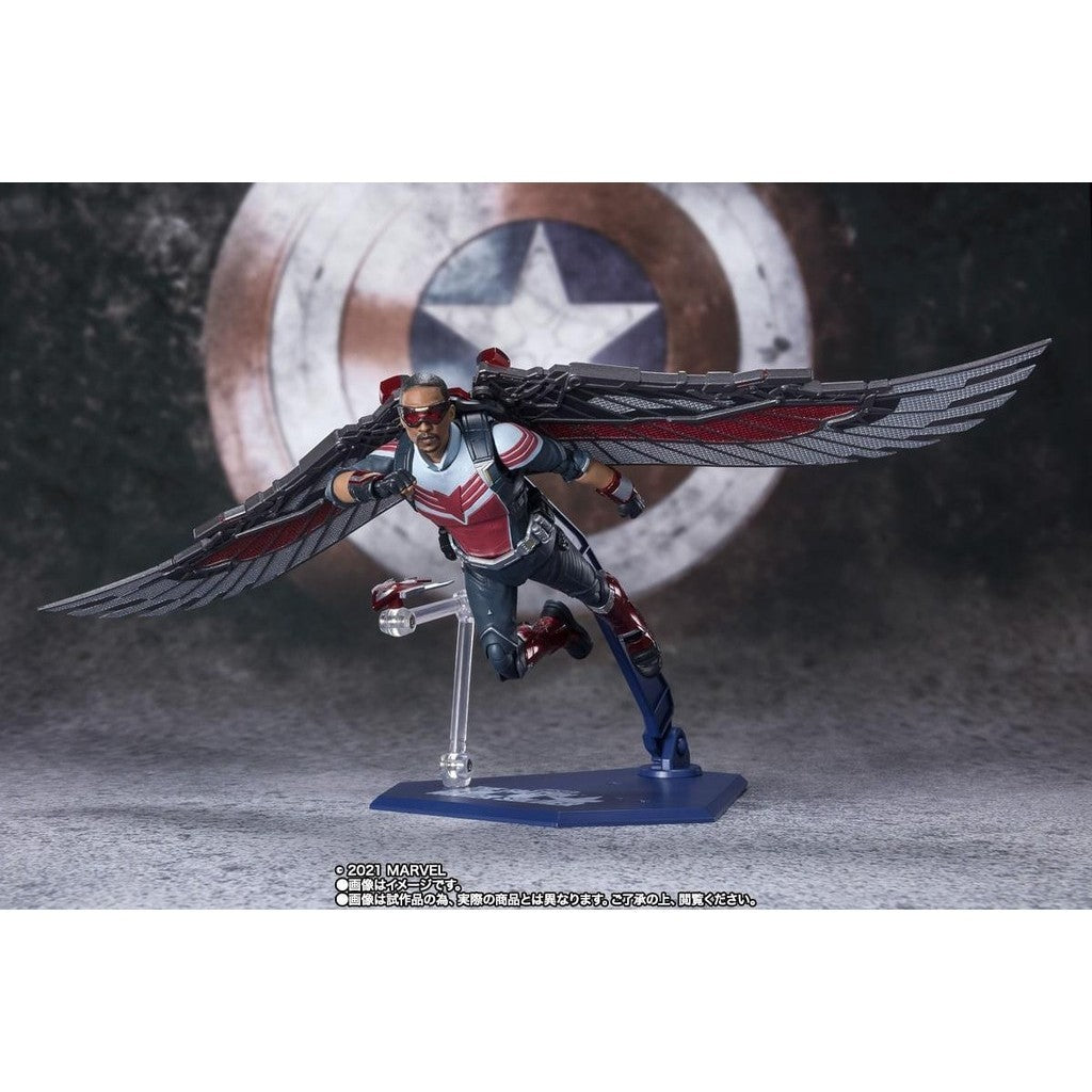 Figura Falcon - The Falcon and the Winter Soldier - S.H.Figuarts - Bandai