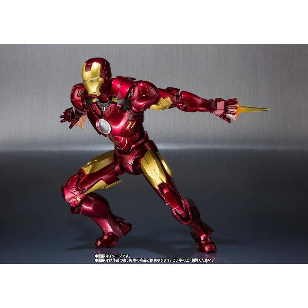 Figura Homem de Ferro MK4 15TH Anniversary Ver - Marvel - S.H.Figuarts - Bandai