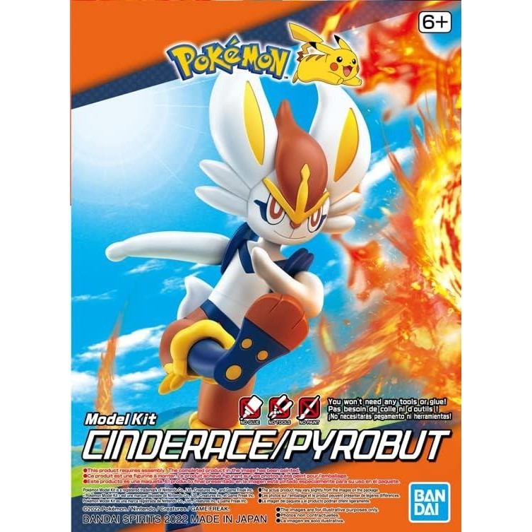 Cinderace - Pokemon - Plastic Model Kit - Bandai