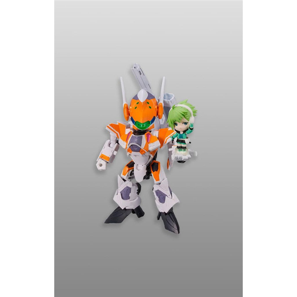 Figura VF-31E Siegfriend Chuck Mustang Use With Reina Prowler - Macross F. - Tiny Session - Bandai