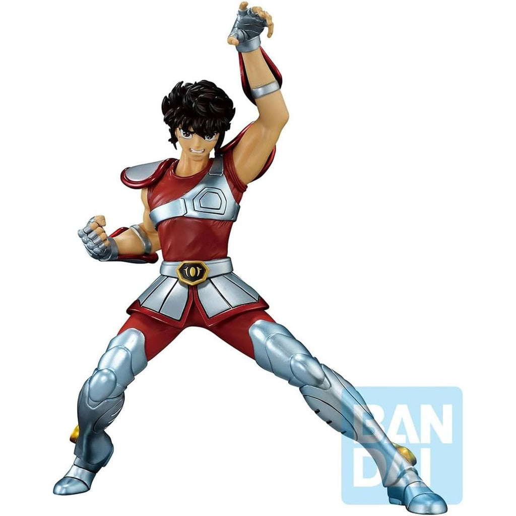 Estátua Seiya de Pegasus Gold Saints Arc - Os Cavaleiros do Zodíaco - Ichibansho - Banpresto - Bandai