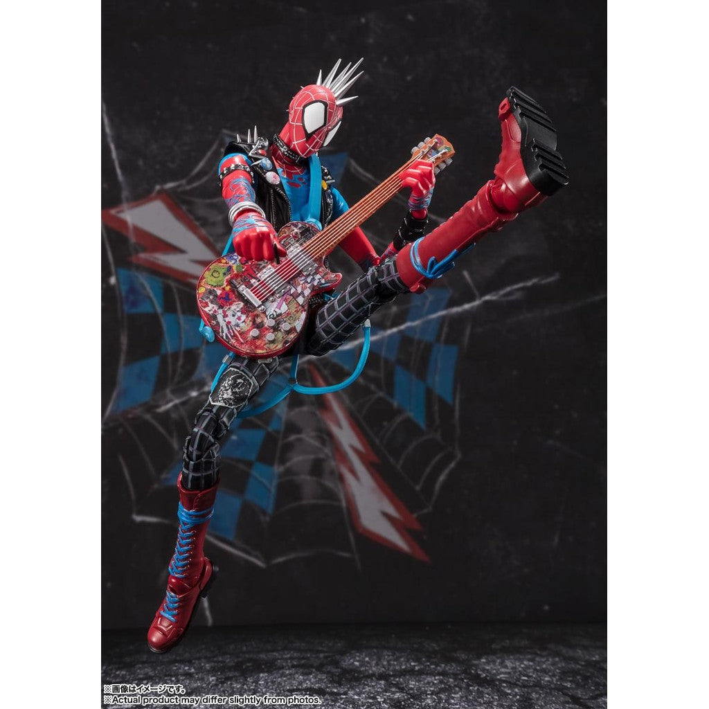 Figura Spider-Punk - Spider-man Across The Spider-Verse - S.H.Figuarts - Bandai