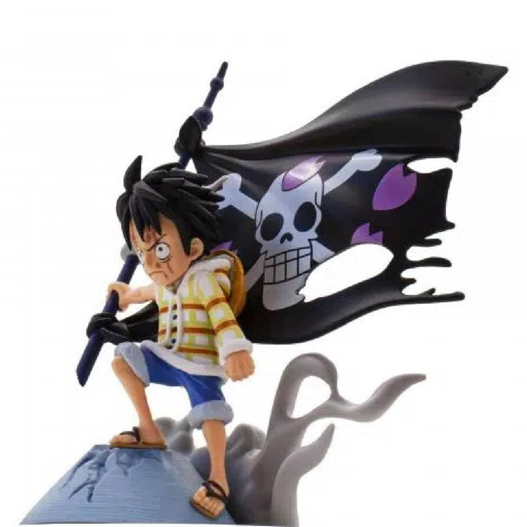 Estátua Monkey D. Luffy - One Piece - WCF Log Stories - Banpresto - Bandai