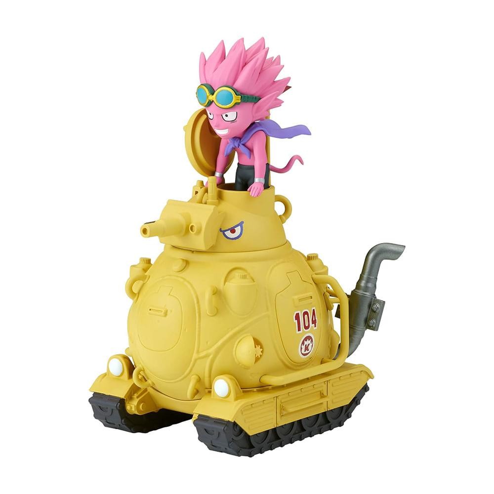 Estátua Sand Land Royal Army Tank Corps no. 104 - Sand Land - Mega World Collectable - Banpresto - Bandai