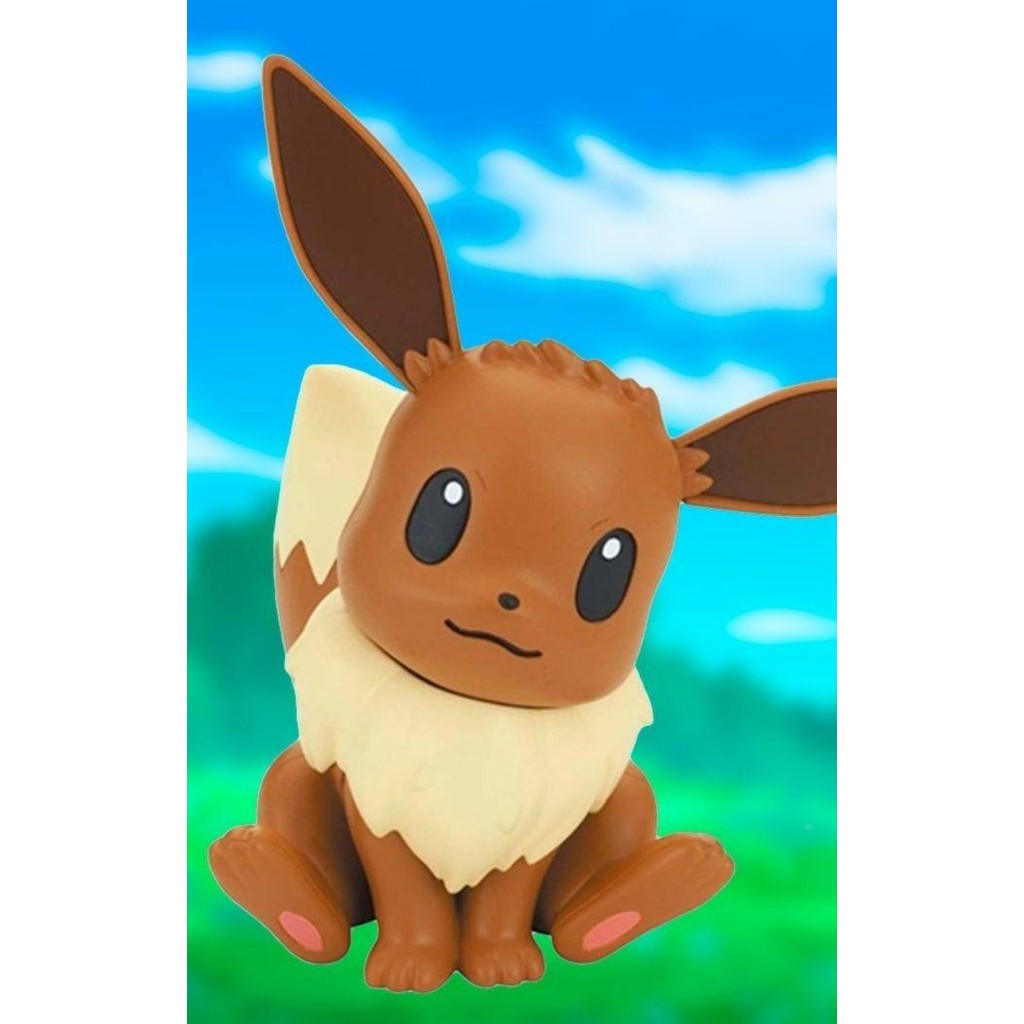 Model Kit - Eevee Sitting Pose - Pokemon - Quick Model Kit - Bandai