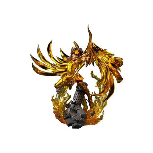 Estátua Seiya de Sagitário Touche Metallique - Os Cavaleiros do Zodíaco - Figuarts Zero - Bandai
