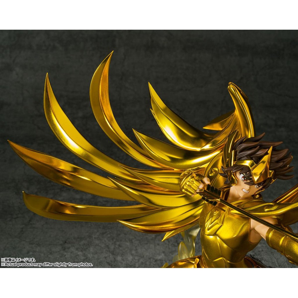 Estátua Seiya de Sagitário Touche Metallique - Os Cavaleiros do Zodíaco - Figuarts Zero - Bandai