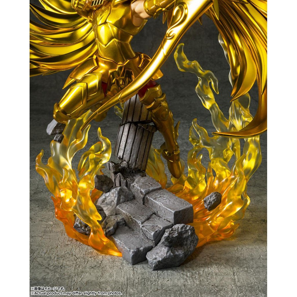 Estátua Seiya de Sagitário Touche Metallique - Os Cavaleiros do Zodíaco - Figuarts Zero - Bandai