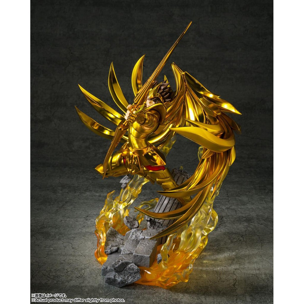 Estátua Seiya de Sagitário Touche Metallique - Os Cavaleiros do Zodíaco - Figuarts Zero - Bandai
