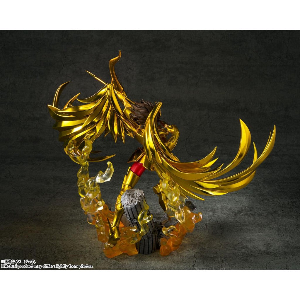 Estátua Seiya de Sagitário Touche Metallique - Os Cavaleiros do Zodíaco - Figuarts Zero - Bandai