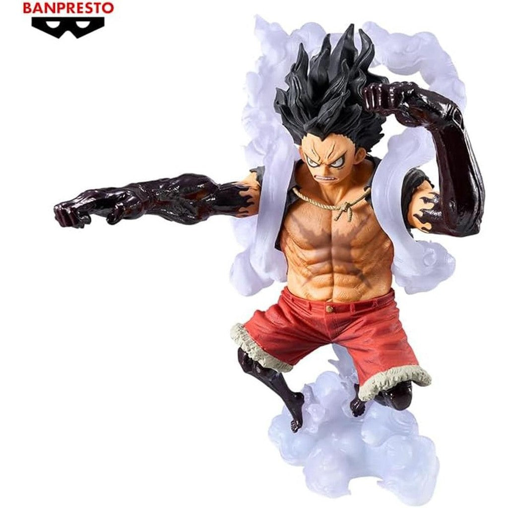 Estátua Monkey D. Luffy Gear 4 Ver B - One Piece - King of Artist - Banpresto - Bandai