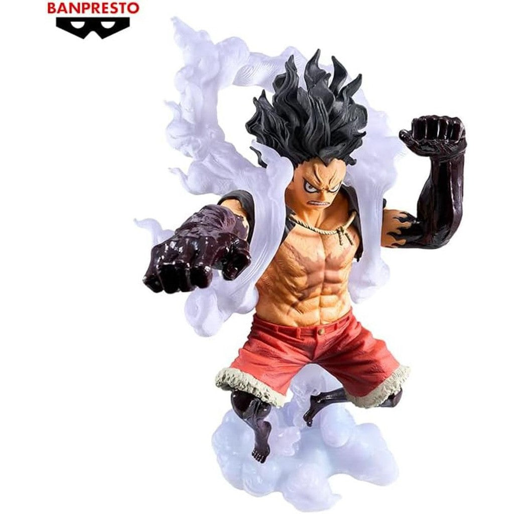 Estátua Monkey D. Luffy Gear 4 Ver B - One Piece - King of Artist - Banpresto - Bandai