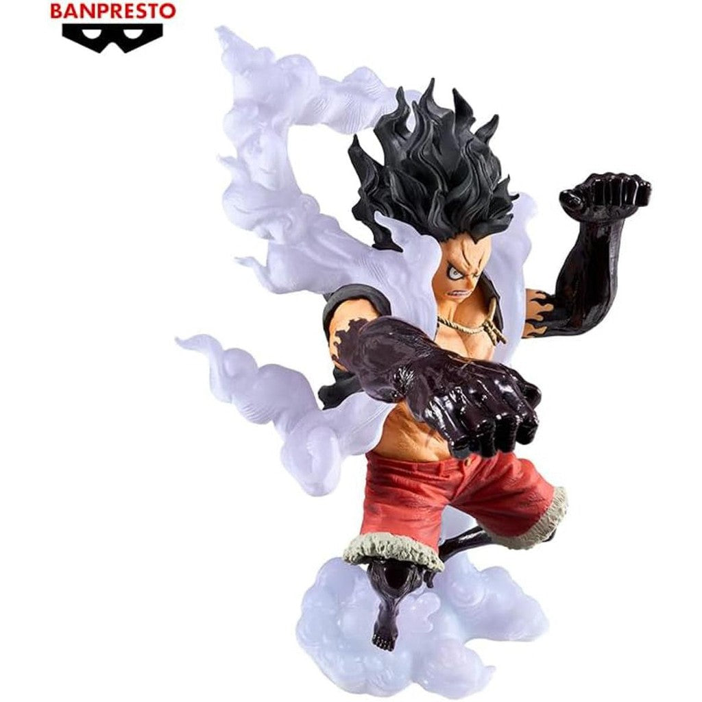 Estátua Monkey D. Luffy Gear 4 Ver B - One Piece - King of Artist - Banpresto - Bandai