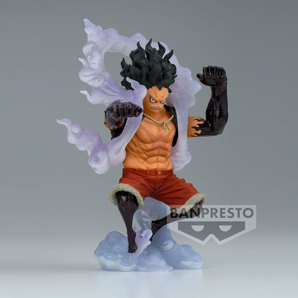 Estátua Monkey D. Luffy Gear 4 Ver B - One Piece - King of Artist - Banpresto - Bandai
