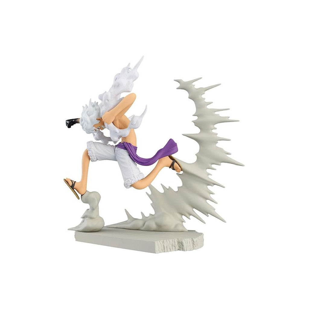 Estátua Monkey D. Luffy Gear 5 - One Piece - Senkozekkei - Banpresto - Bandai