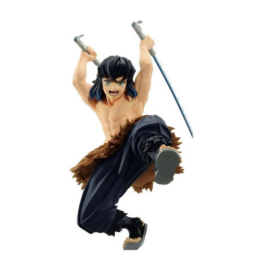 Estátua Inosuke Hashibira - Demon Slayer - Vibration Stars - Banpresto - Bandai